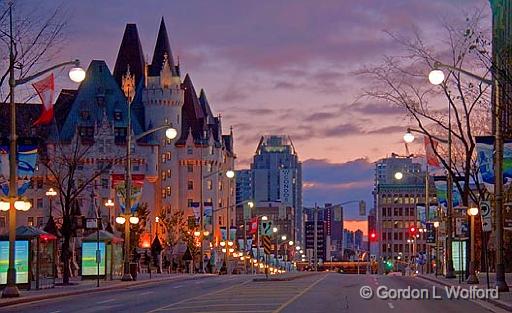 Wellington Street At Sunrise_09870-1.jpg - Photographed in Ottawa, Ontario - the capital of Canada.